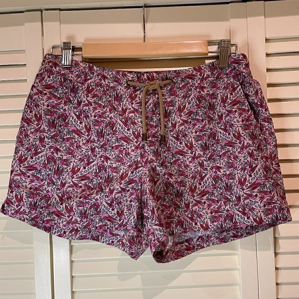 THORSUN Women's Athena Birds Shorts Pink Size S